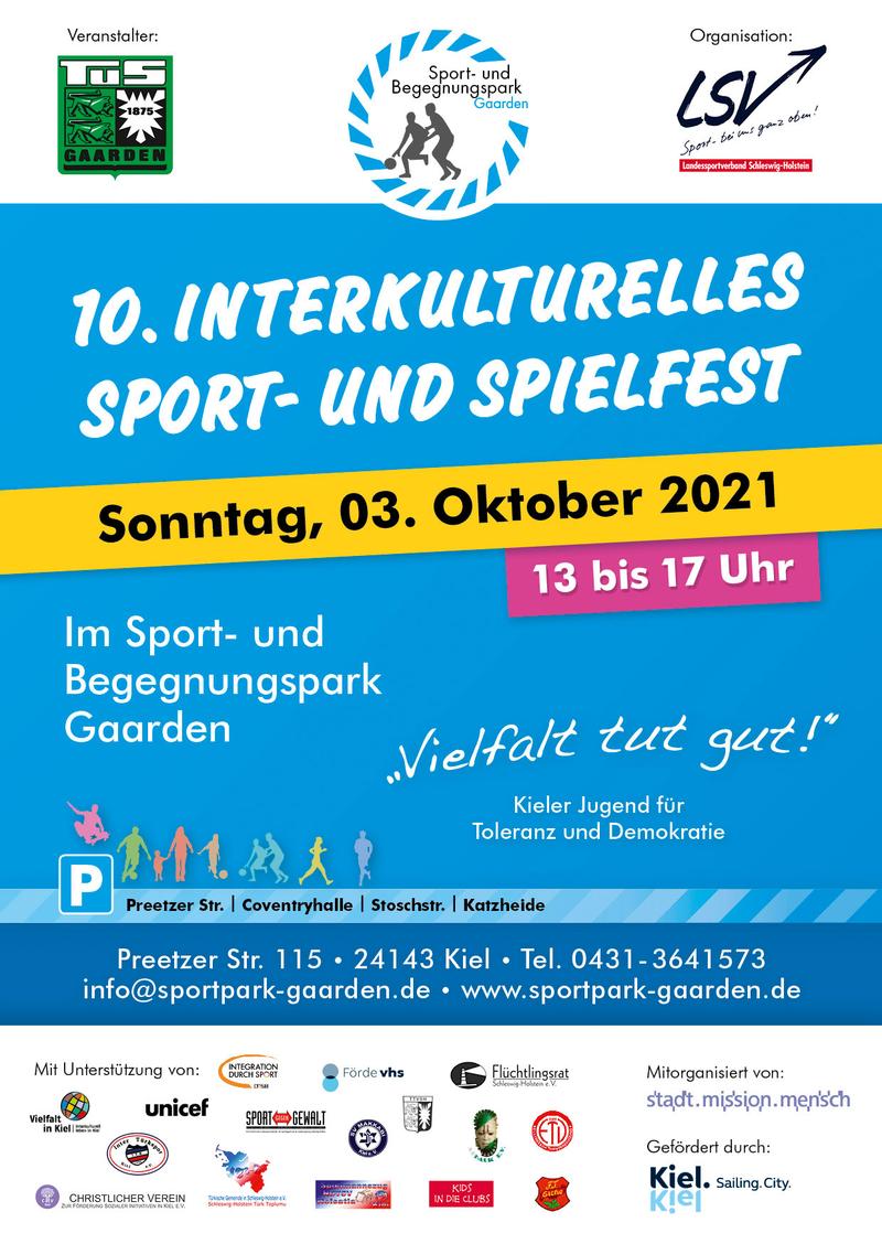 Flyer 10. Interkulturelles Sport- und Spielfest