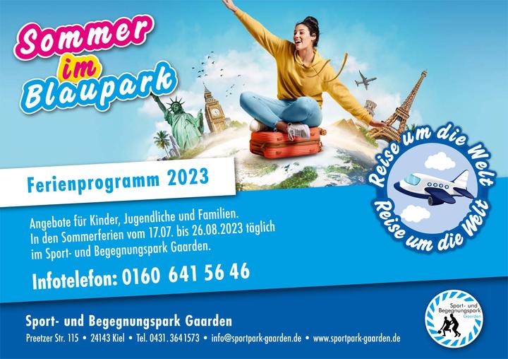 Programmheft Sommer im Blaupark 2023