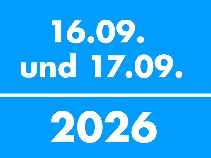 16.09. und 17.09.2026